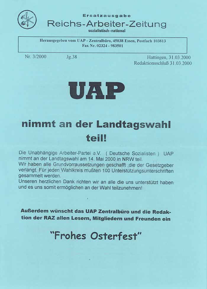 Reichs-Arbeiter-Zeitung 3/2000